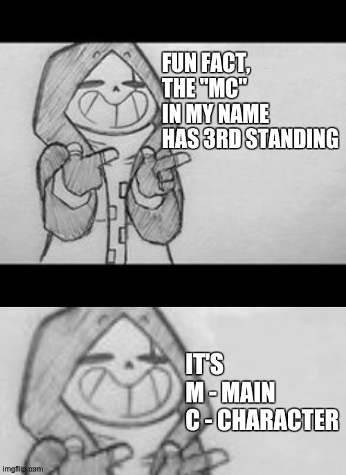 I'M INVINCIBLE. Guys, I think he’s played these games before. -Flowey  | FUN FACT, THE ''MC'' IN MY NAME HAS 3RD STANDING; IT'S
M - MAIN
C - CHARACTER | image tagged in epic sans credit to memescreator941,i'm invincible,bruh,mc941 | made w/ Imgflip meme maker