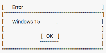 Windows 15 Error Blank Meme Template