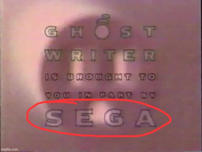 Sega Funding Credit (Ghostwriter) | image tagged in sega,pbs kids,pbs,tv,tv show,90s | made w/ Imgflip meme maker