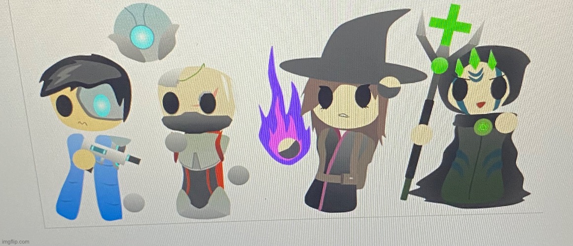characters me n my friend made | made w/ Imgflip meme maker