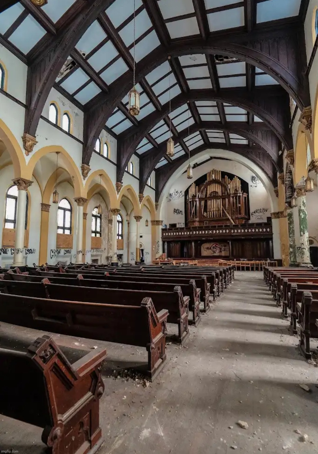 Abandoned church | made w/ Imgflip meme maker