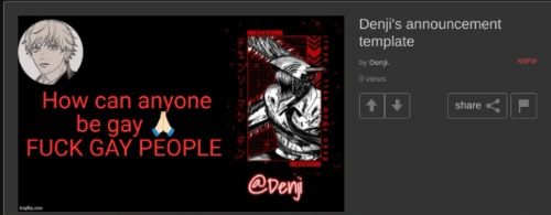 Denji wildin out Blank Meme Template