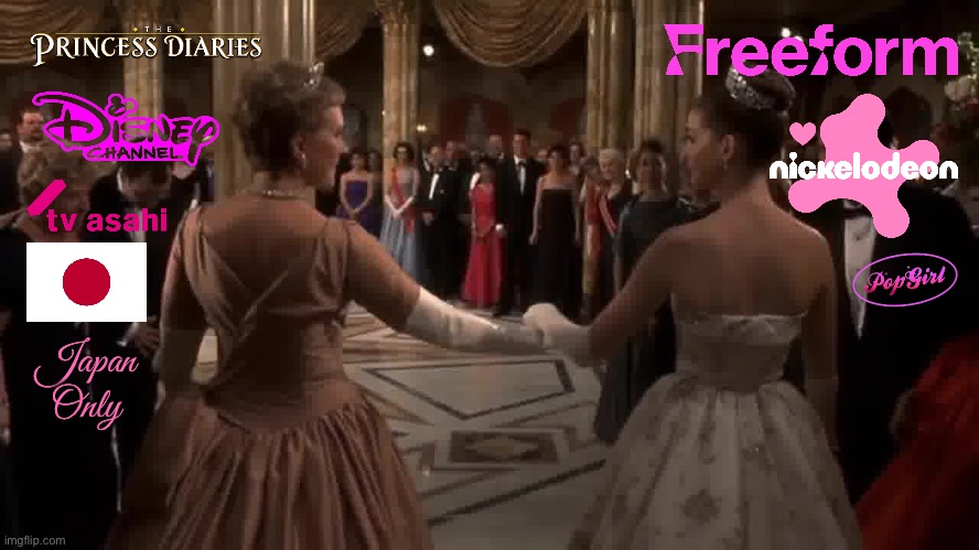 The Princess Diaries Reruns 2025-Now | Japan Only | image tagged in disney princess,girl,princess,disney channel,nickelodeon,pretty girl | made w/ Imgflip meme maker