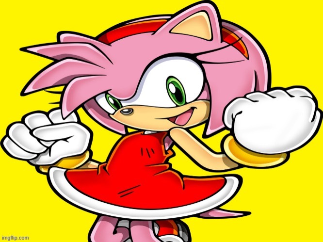 amy rose | image tagged in amy rose | made w/ Imgflip meme maker