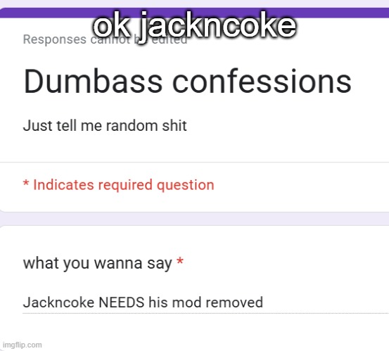 ok jackncoke | made w/ Imgflip meme maker