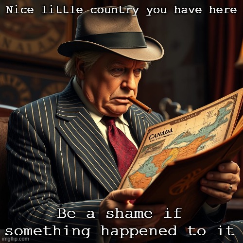 MAGA Mob Boss | Nice little country you have here; Be a shame if something happened to it | made w/ Imgflip meme maker