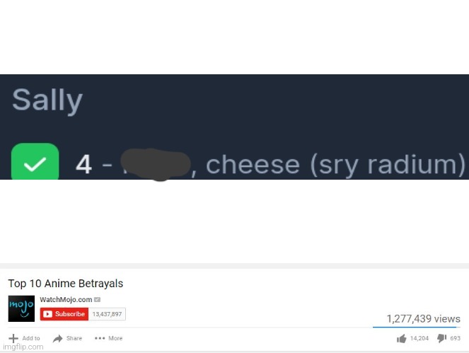 Top 10 Anime Betrayals | image tagged in top 10 anime betrayals | made w/ Imgflip meme maker