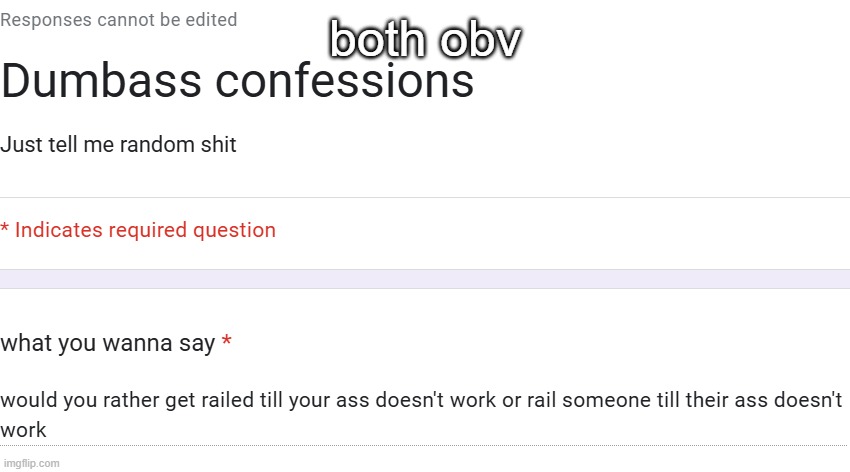 both obv | made w/ Imgflip meme maker