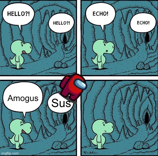 Seems Pretty Sus | Amogus; Sus | image tagged in echo,amogus | made w/ Imgflip meme maker