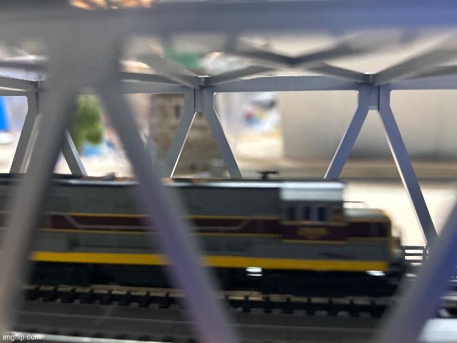 Blur shot | image tagged in photography,hobbies,model trains,trains,msmg,n scale | made w/ Imgflip meme maker