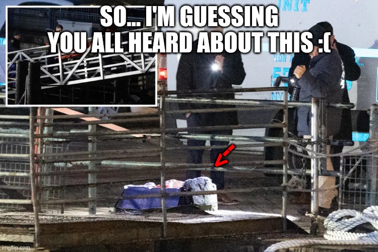 Suitcase with human remains found in east river. | SO... I'M GUESSING YOU ALL HEARD ABOUT THIS :(; --> | image tagged in sad,crazy,unhumanitary,unsettling,etc | made w/ Imgflip meme maker