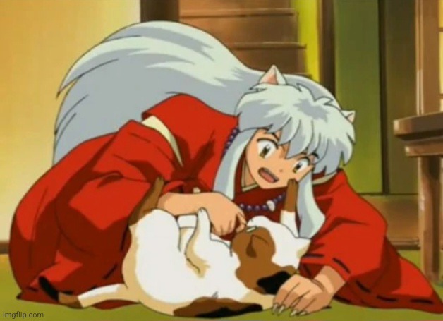 Buyo and Inuyasha | image tagged in buyo and inuyasha | made w/ Imgflip meme maker