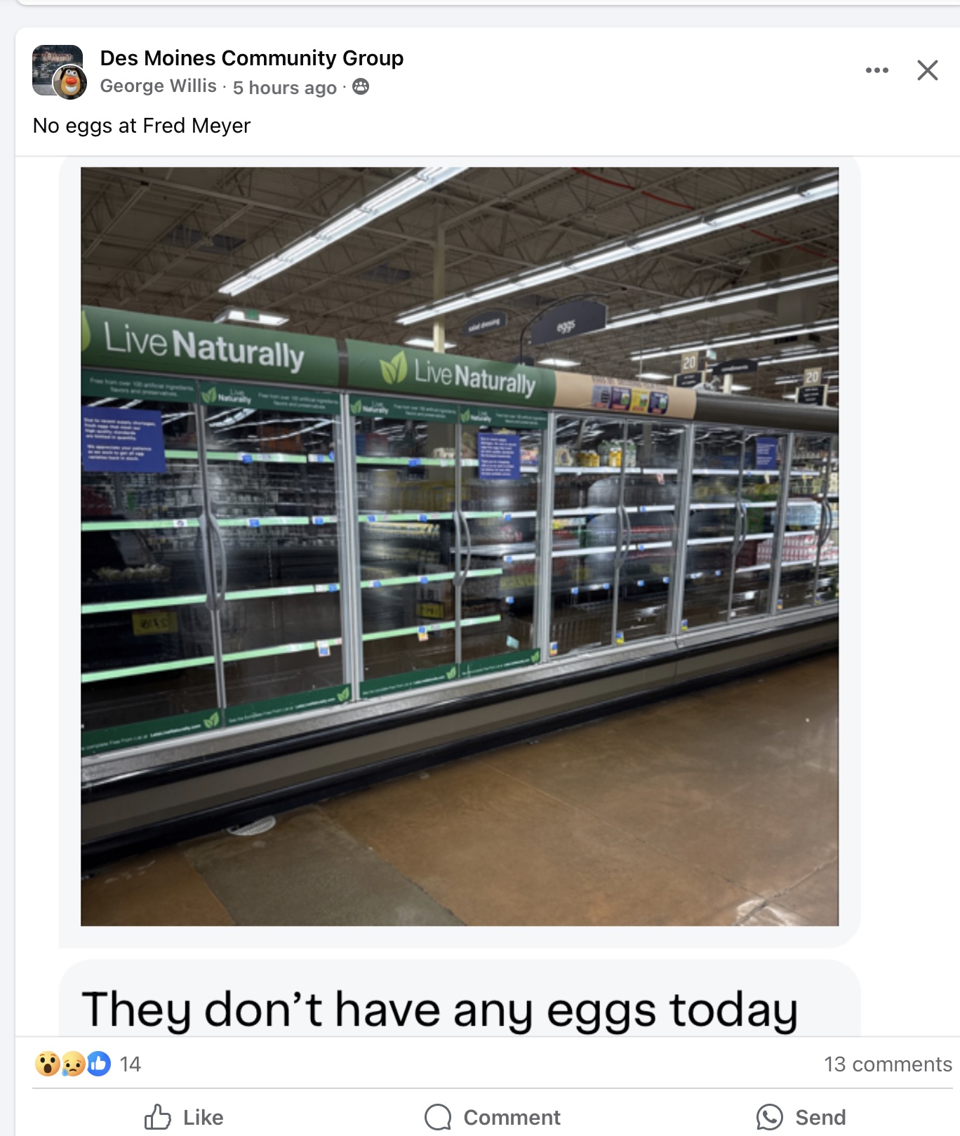 No Eggs Blank Meme Template