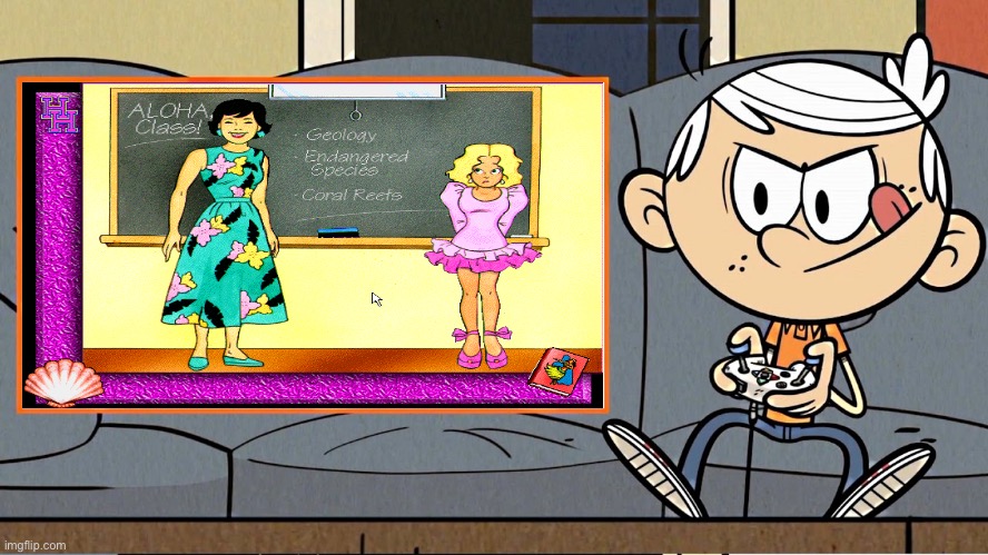 Lincoln Plays Hawaii High | image tagged in the loud house,loud house,nickelodeon,lincoln loud,girls,high school | made w/ Imgflip meme maker