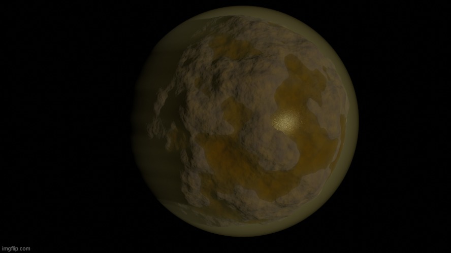 day 2 of making planets in blender | made w/ Imgflip meme maker