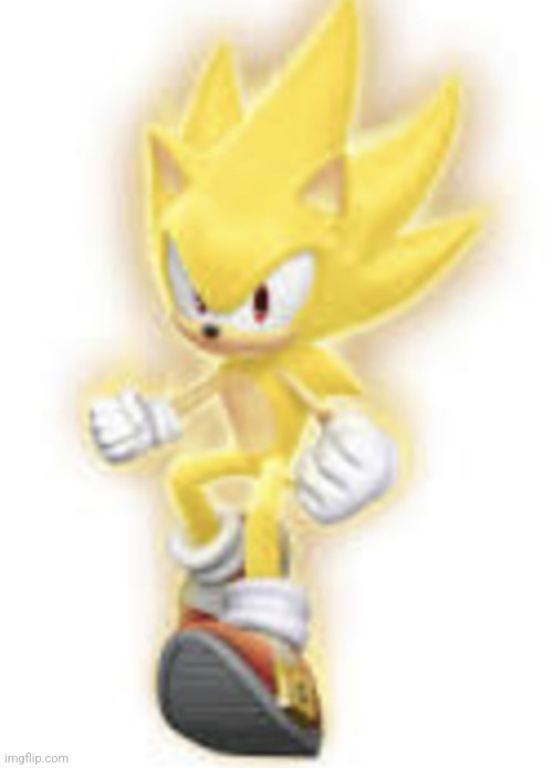 image tagged in low quality super sonic | made w/ Imgflip meme maker