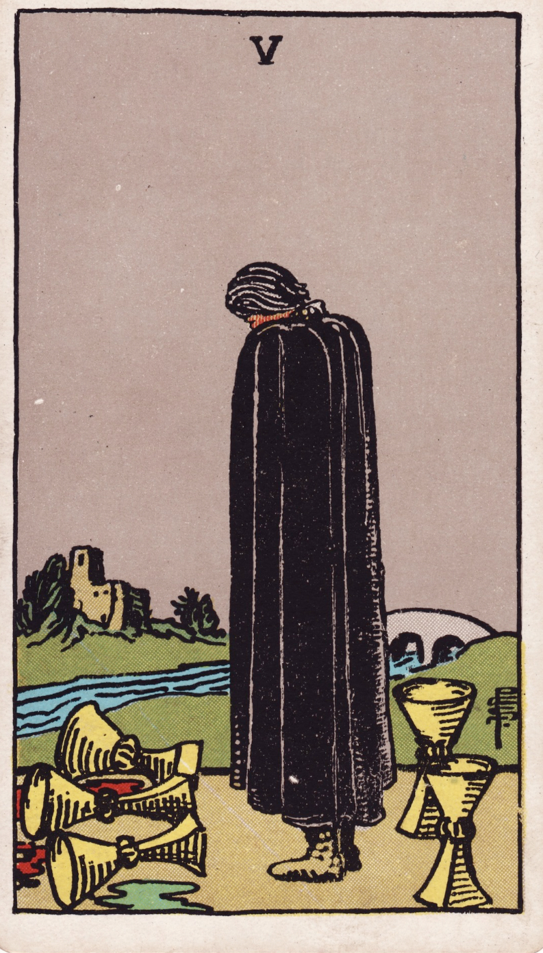 5 of cups Blank Meme Template