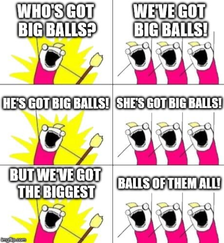 Big Balls Blank Meme Template