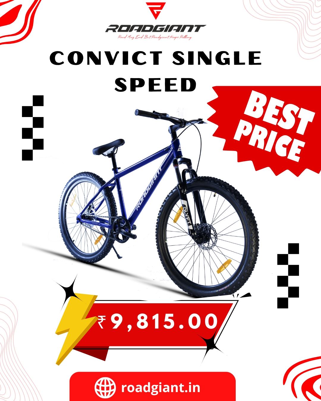 CONVICT Single Speed Blank Meme Template