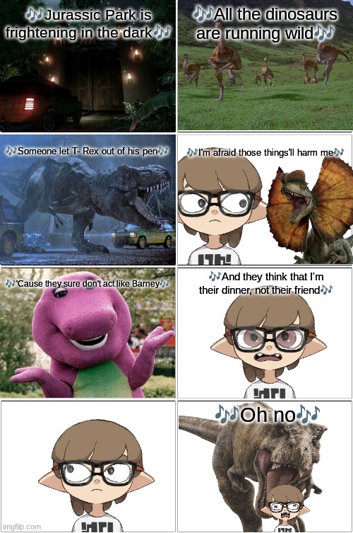 Weird Al Yankovic's Jurassic Park, but Paleo sings it.mp3 | image tagged in comic,paleo,jurassic park,jurassic world,jurassic park/world,weird al yankovic | made w/ Imgflip meme maker