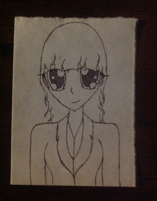 Genderbent Arthur Ketch (Hair Based off of Charlie Bradbury) | image tagged in first time drawing bangs,idk if this is good,my drawing,supernatural fanart,artoria ketch,charlie bradbury | made w/ Imgflip meme maker