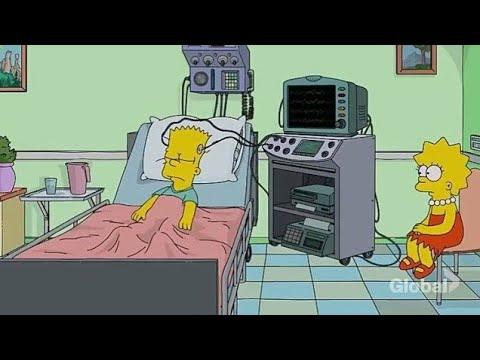 Bart Simpson In Hospital Bed Blank Meme Template