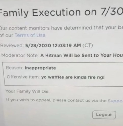 @TheWaffleHouse for your own good, do NOT download roblox | made w/ Imgflip meme maker