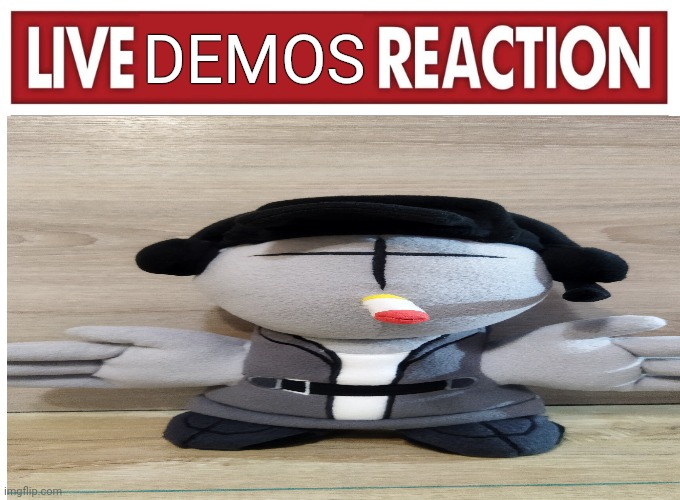 Live reaction | DEMOS | image tagged in live reaction,madness combat | made w/ Imgflip meme maker