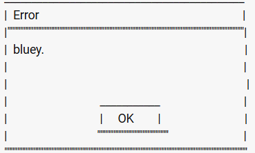 Bluey Error v3 Blank Meme Template