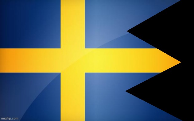 Konungariket Sverige | image tagged in sweden flag | made w/ Imgflip meme maker