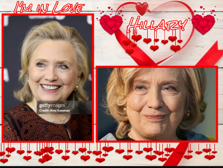 Hillary Heart Throb Blank Meme Template