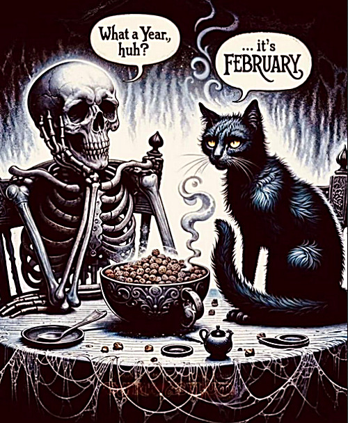 Let that sink in... | image tagged in memes,cats,february,bones | made w/ Imgflip meme maker