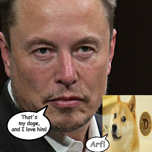 A force of nature is upon US. | That's my doge, and I love him! Arf! | image tagged in memes,politics,musk,trump | made w/ Imgflip meme maker