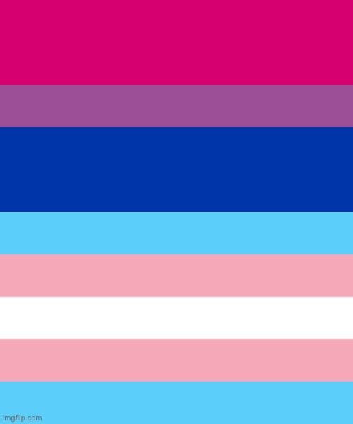 he/him | image tagged in bi flag,trans flag | made w/ Imgflip meme maker