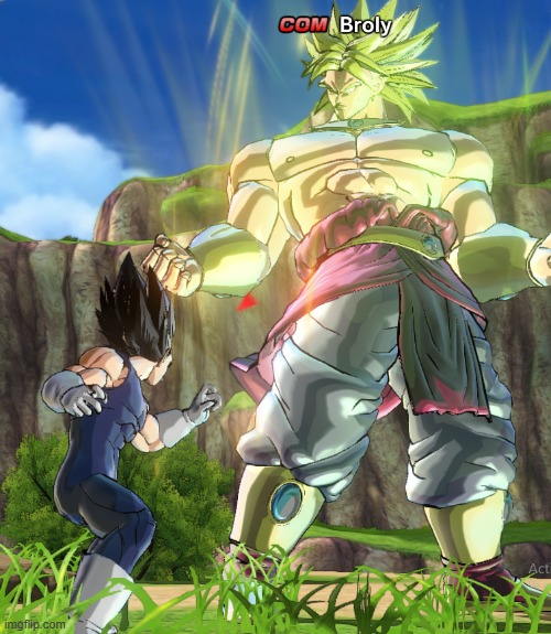 literal giant | image tagged in dbxv2,dragon ball xenoverse 2,dbz,stop reading the tags | made w/ Imgflip meme maker