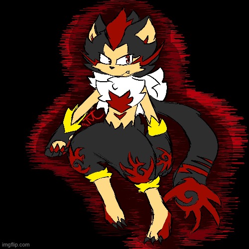 shadow the hedgehog as a pokemon (zeraora) | image tagged in drawing,art,shadow the hedgehog,pokemon | made w/ Imgflip meme maker