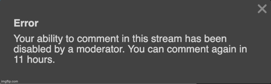 i'm still comment banned in lgbtq for that dumbass reason | made w/ Imgflip meme maker