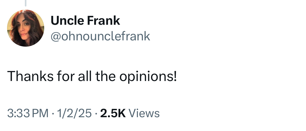 Uncle Frank Blank Meme Template