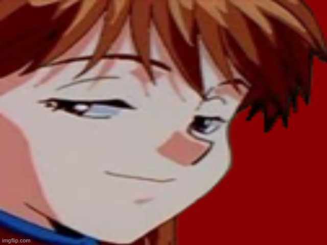 asuka smug Blank Meme Template