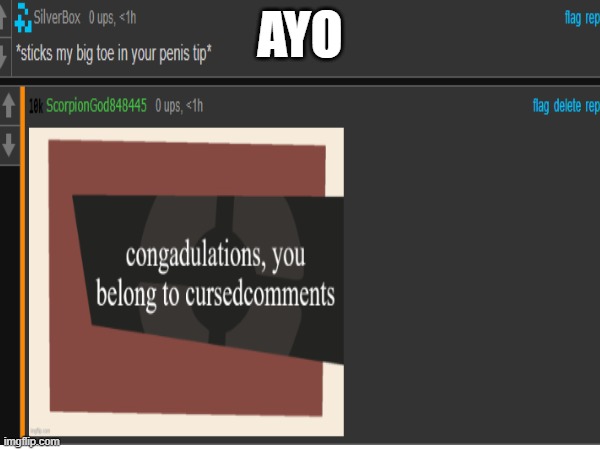 ayo | AYO | image tagged in cursedcomments,ayo,sus | made w/ Imgflip meme maker