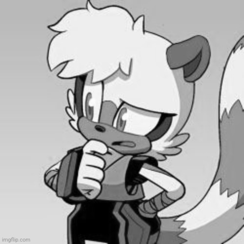 Grayscale Tangle because I have too much fun with the filters | image tagged in tangle the lemur | made w/ Imgflip meme maker