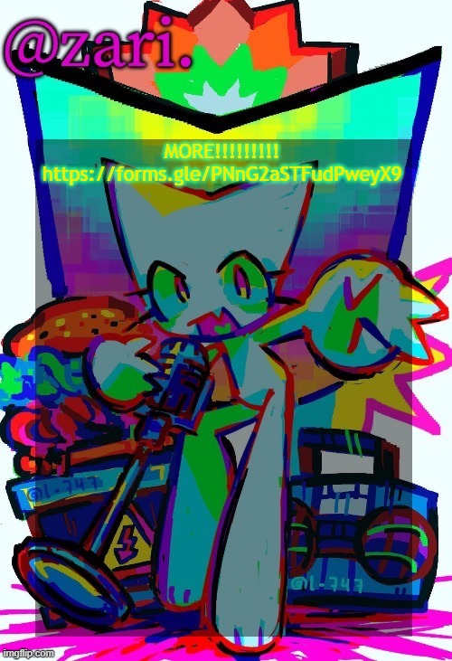 zari.'s femtanyl temp (ty mini_soda) | MORE!!!!!!!!!
https://forms.gle/PNnG2aSTFudPweyX9 | image tagged in zari 's femtanyl temp ty mini_soda | made w/ Imgflip meme maker