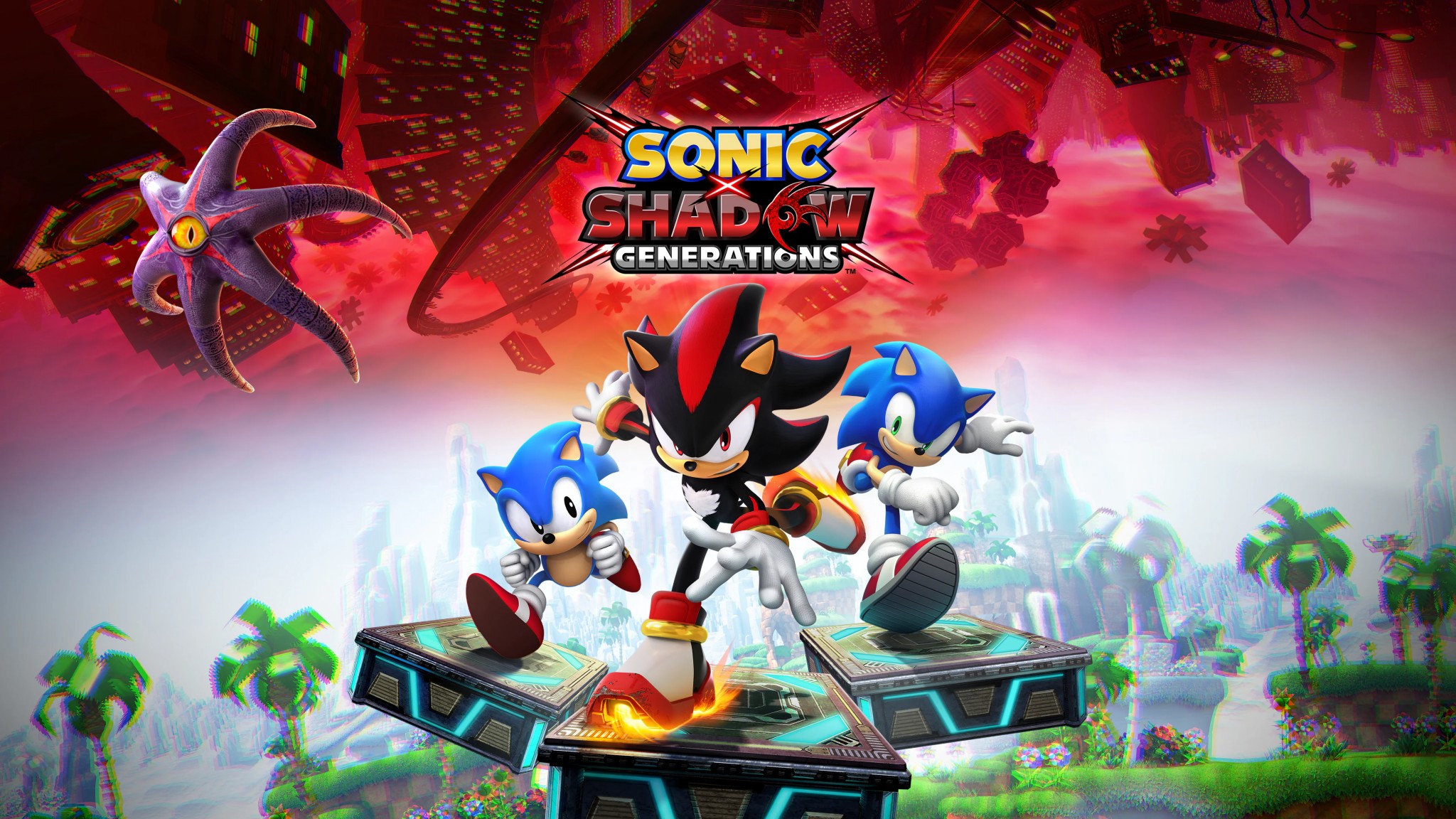 Sonic x Shadow Generations Blank Meme Template