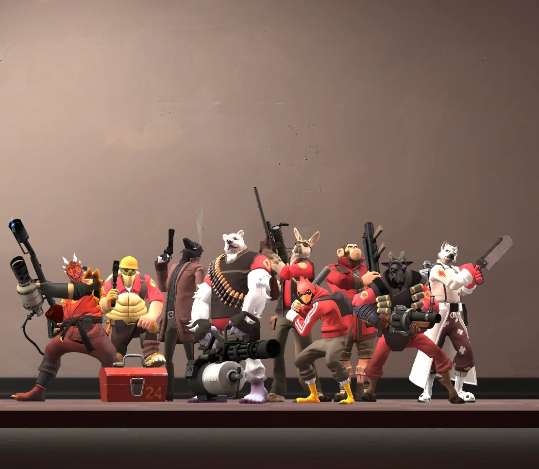 TF2 Furry Blank Meme Template