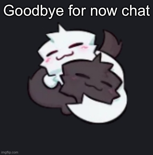 Its slightly off centered | Goodbye for now chat | made w/ Imgflip meme maker