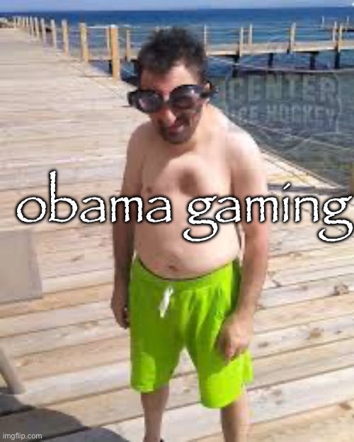 Brad Marchand enjoying the Offseason | obama gaming | image tagged in brad marchand enjoying the offseason | made w/ Imgflip meme maker