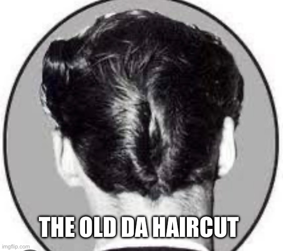 Hairline | THE OLD DA HAIRCUT | image tagged in haircut | made w/ Imgflip meme maker