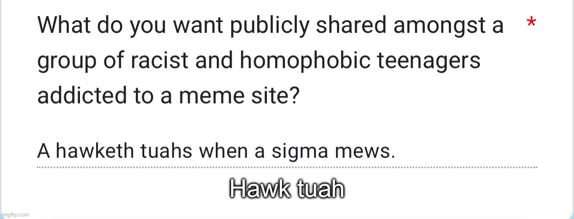 Hawk tuah | made w/ Imgflip meme maker