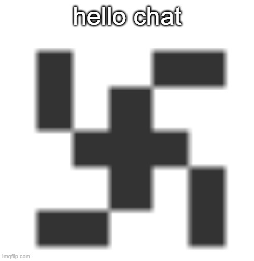 Void's offensive ass icon | hello chat | image tagged in void's offensive ass icon | made w/ Imgflip meme maker