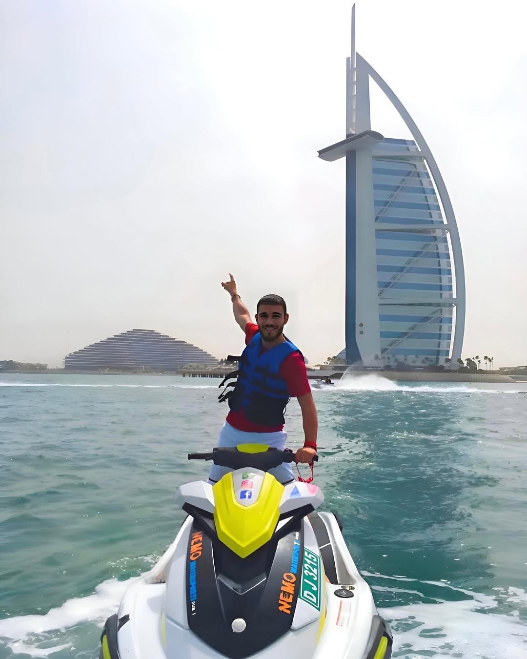 Guy on Jet Ski Blank Meme Template